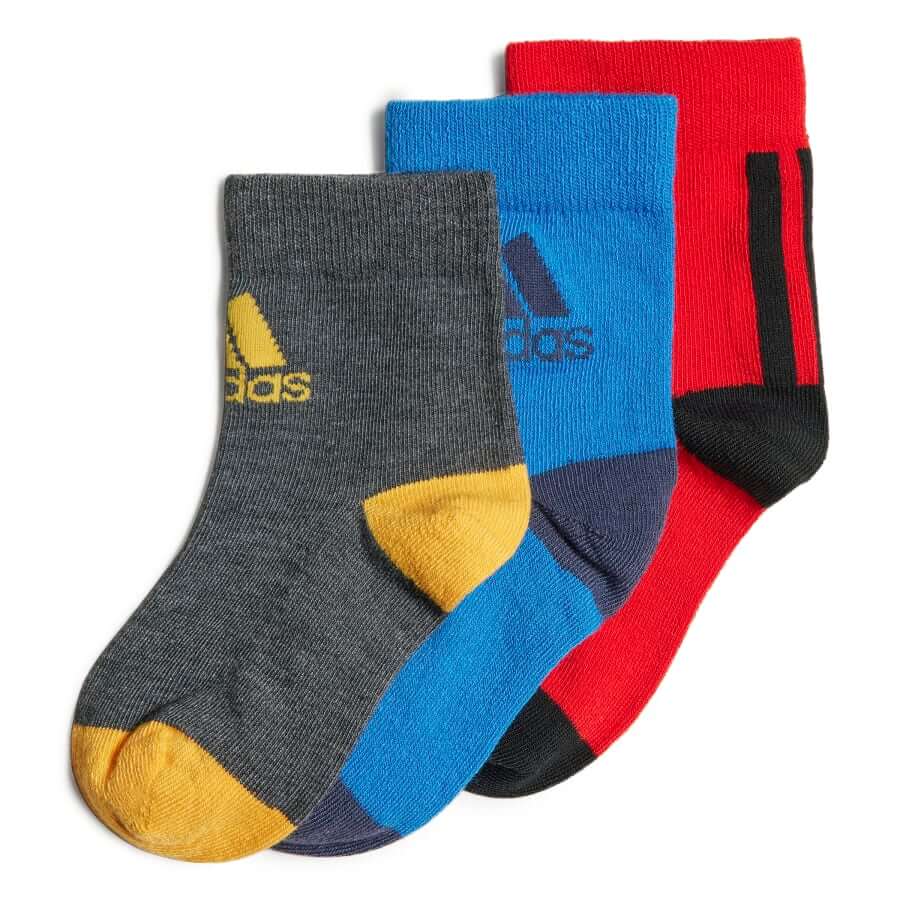 E-shop adidas Det. ponožky KIDS SOCKS 3PP, 3 pá Farba: farebné