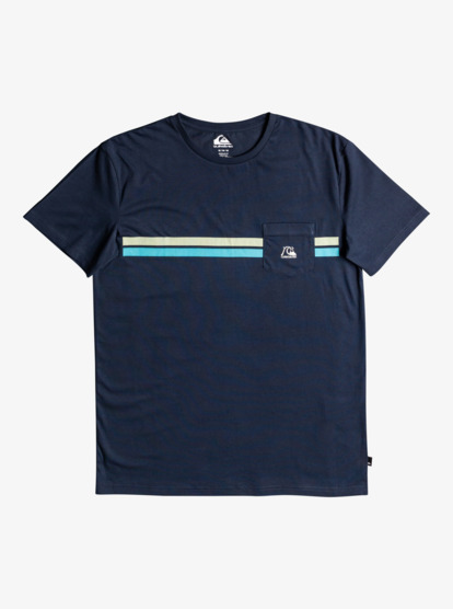 E-shop QUIKSILVER Pán. tričko Striped Flow Farba: Navy