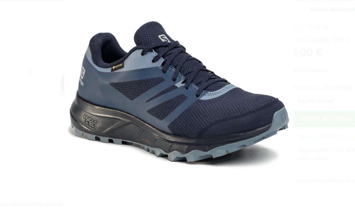 E-shop Salomon Dám. bežecká obuv Trailster 2 GTX W Farba: Navy