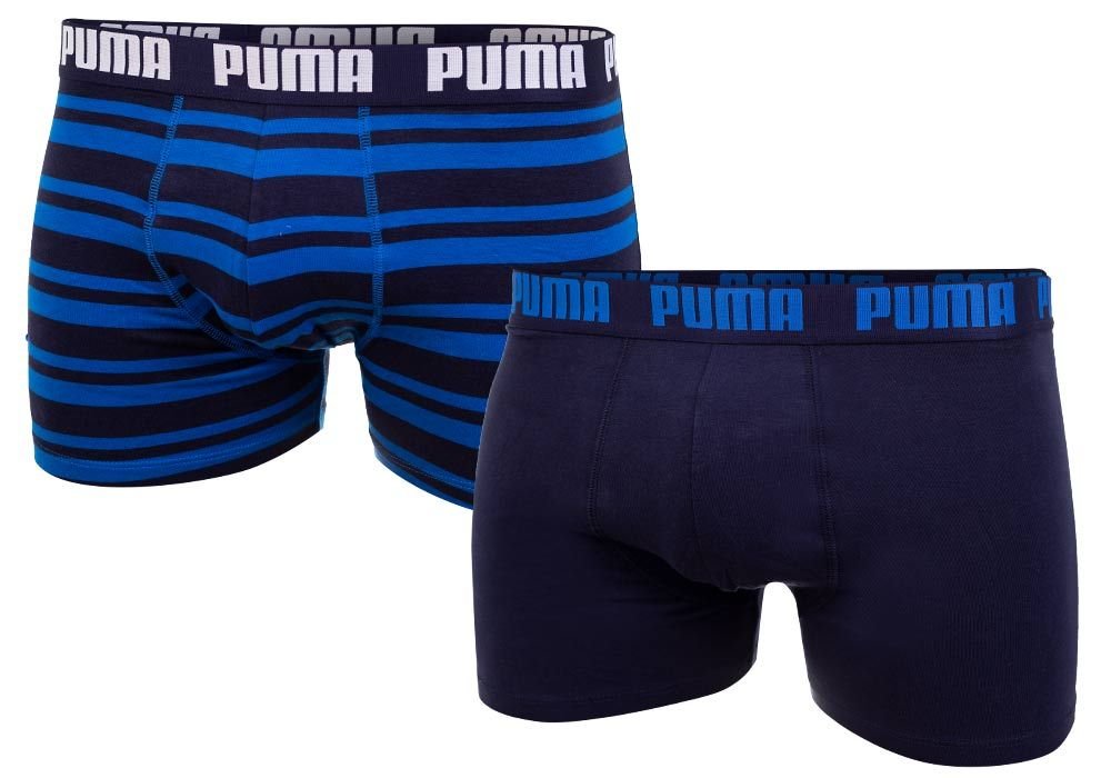 E-shop Puma Heritage Stripe Boxer 2P Farba: Modrá