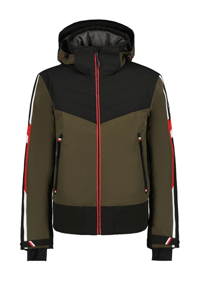 E-shop LUHTA Pán. lyžiarska bunda s kapucňou, A Farba: Olivová