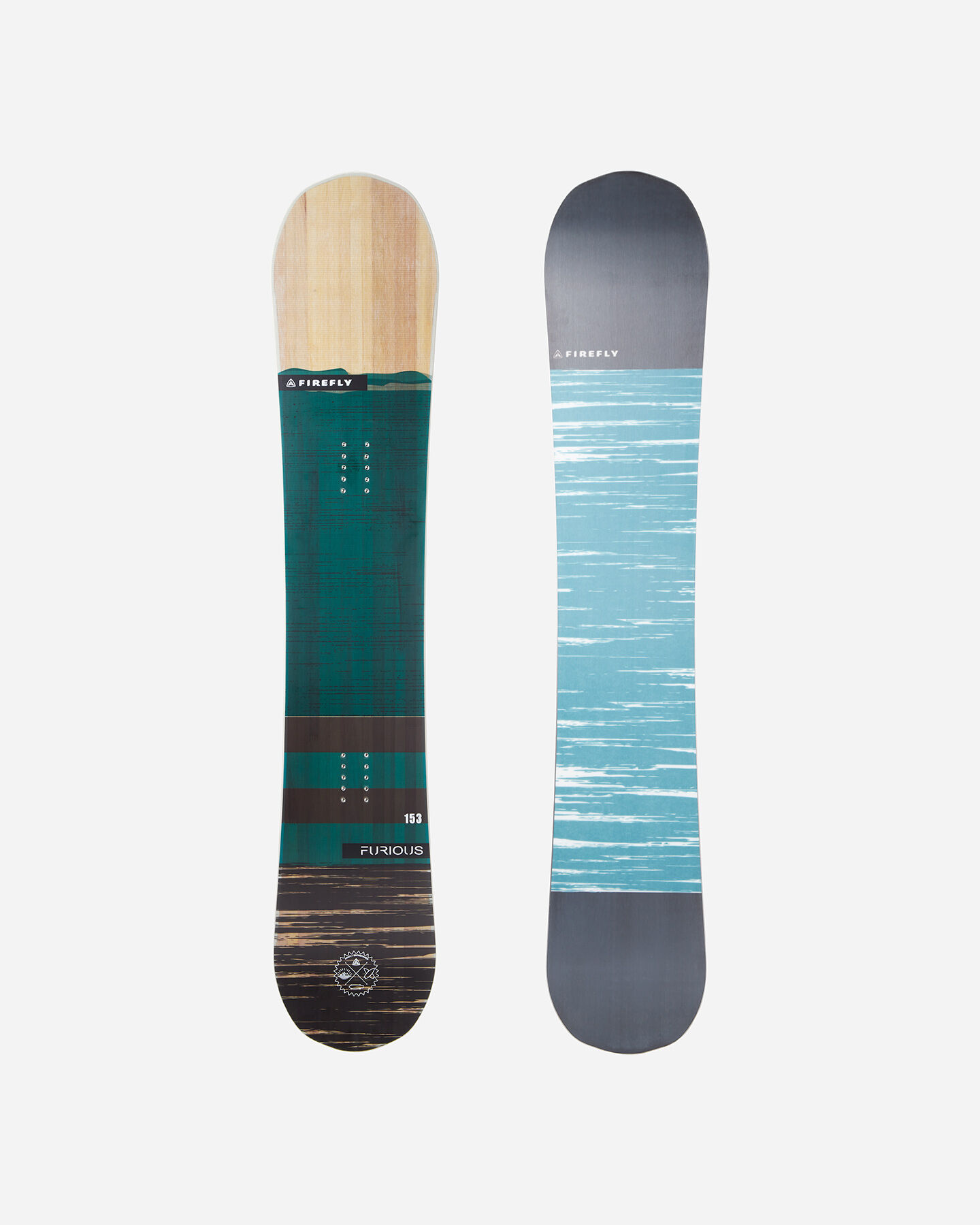 E-shop FIREFLY Freeride Snowboard Furious II Un Farba: Tmavozelená