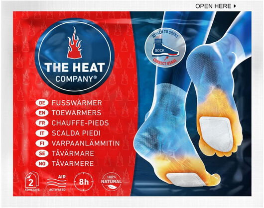 The Heat Company THC ohrievač nôh bal. 3 ks samoohrievací Farba: Biela, Veľkosť: 0