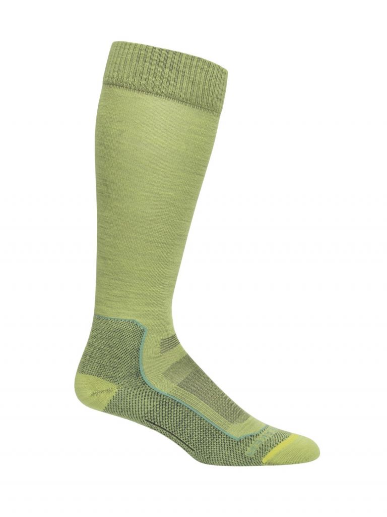 E-shop icebreaker Dám.lyž.ponožky Ski+Ultraligh Farba: Svetlozelená