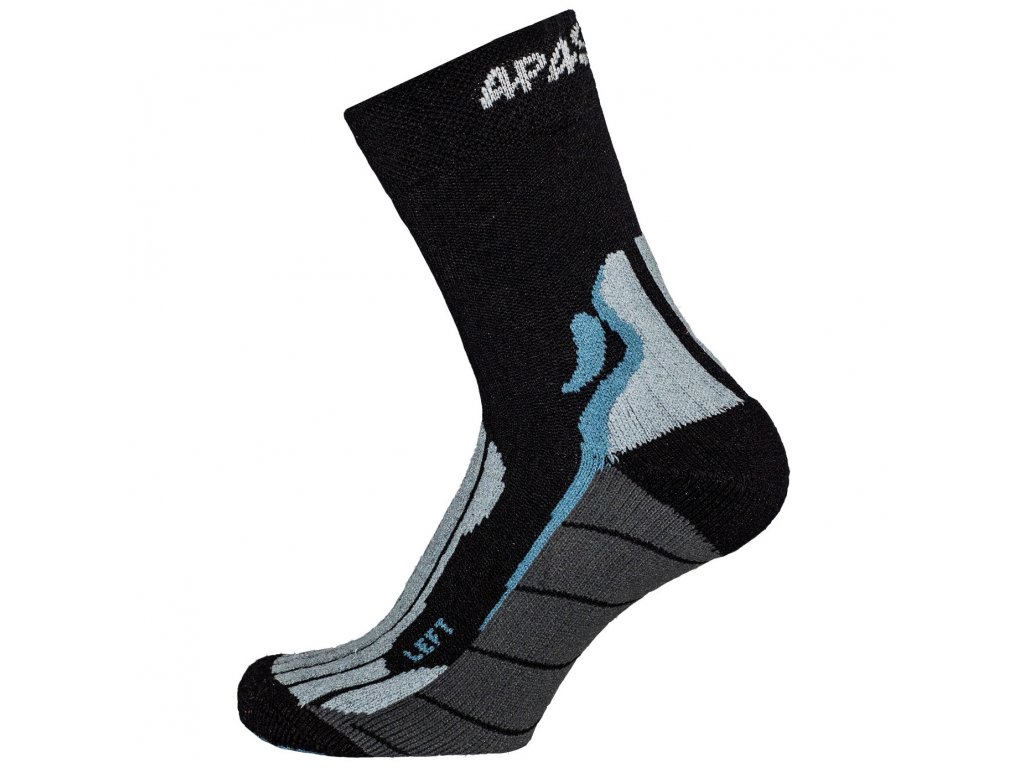 E-shop SherpaX Dosp. ponožky Apasox Kibo Farba: čierna