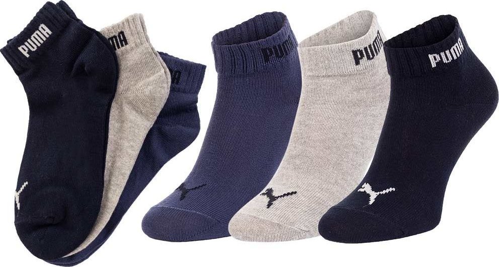 PUMA Dosp. ponožky Quarter-V 3P Farba: Navy, Veľkosť: 43
