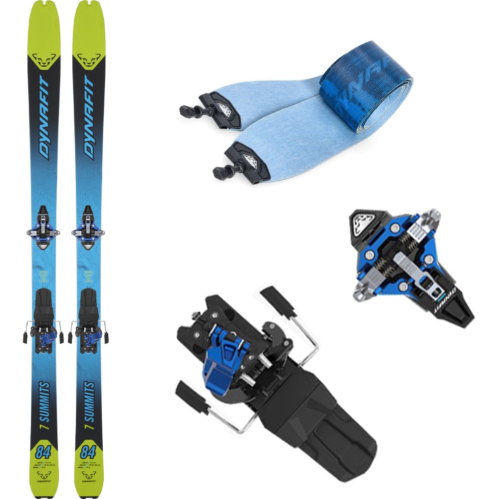 DYNAFIT Turistické lyže Seven summits+ S Farba: žltá, Veľkosť: 158