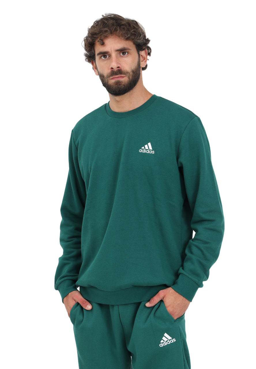 adidas Pán. sveter M FEELCOZY SWT Farba: Zelená, Veľkosť: M