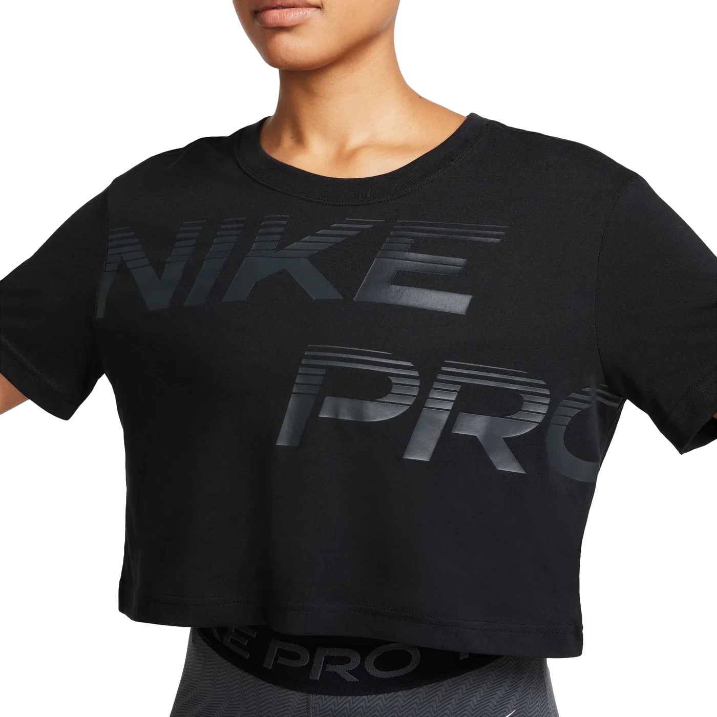 NIKE W NK Dám. tričko Pro Grx SS Farba: čierna, Veľkosť: L