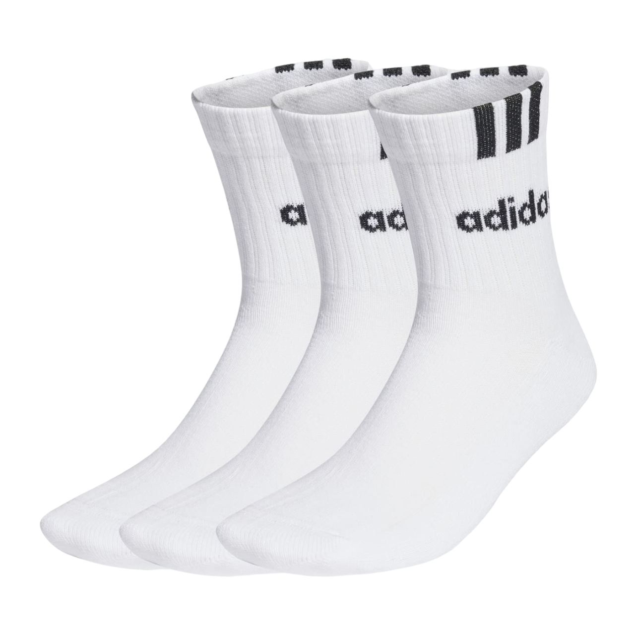 adidas Dosp. ponožky C 3S LIN 3P, 3 pá b Farba: Biela, Veľkosť: L
