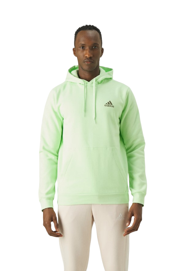 Pán. mikina s kapucňou adidas M FEELCOZY Farba: Svetlozelená, Veľkosť: XL