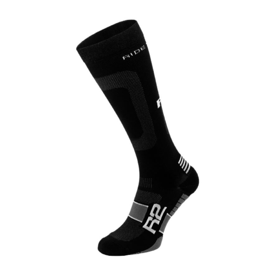 R2 Cyklistické ponožky Power Farba: čierna, Veľkosť: M