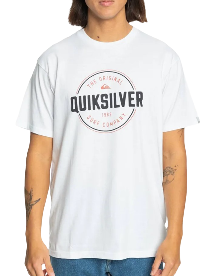 Quiksilver Pán. tričko Circle up Farba: Biela, Veľkosť: XL