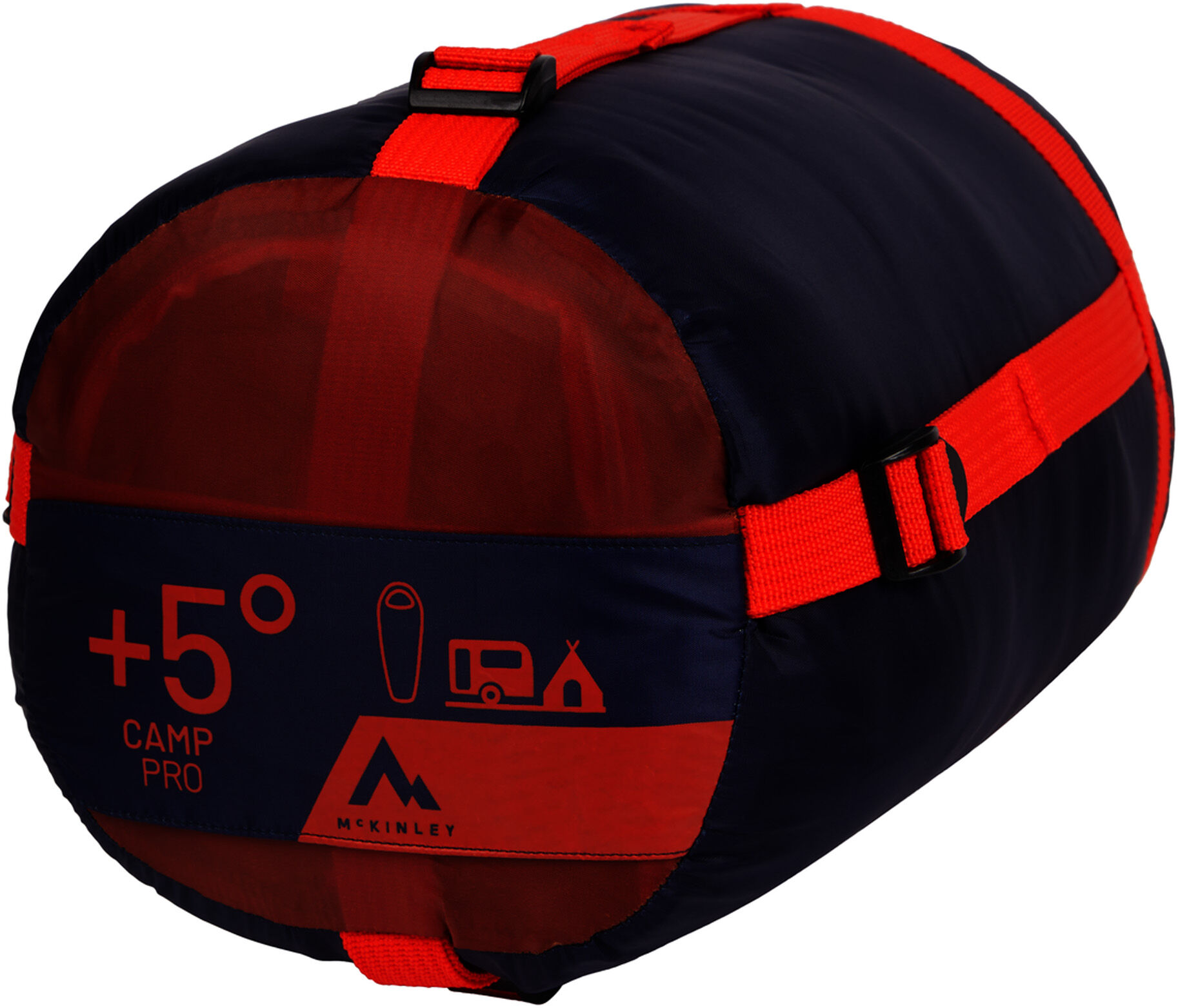 McKINLEY Múmiový spací vak Camp Pro II 5 Farba: Hrdzavá, Veľkosť: 1