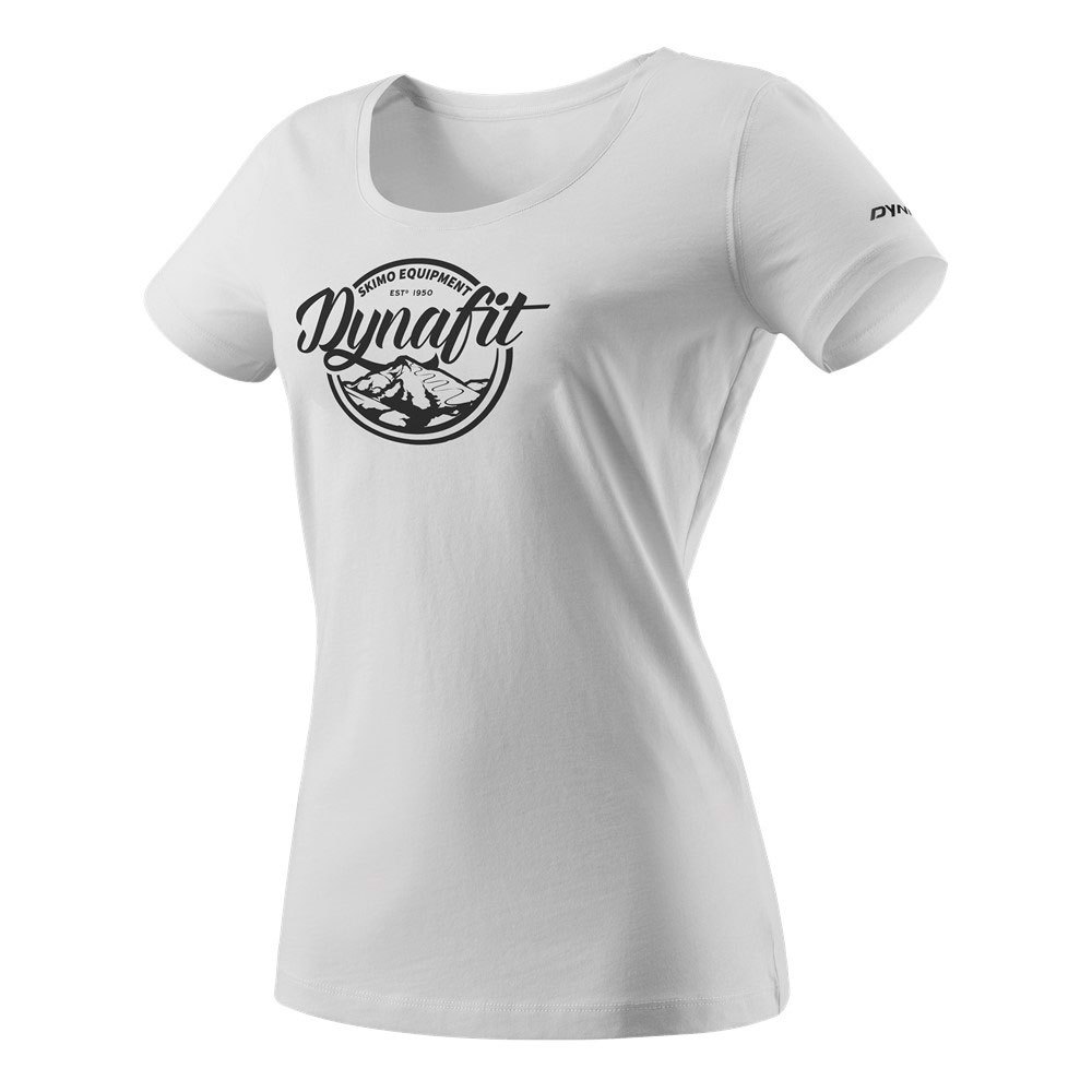 E-shop Dynafit dámske turistické tričko Graphic Cotton W Farba: Strieborná