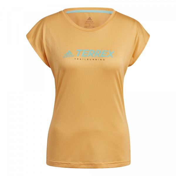 E-shop Adidas Dám. bežecké tričko W TRAIL LOGO Farba: oranžová