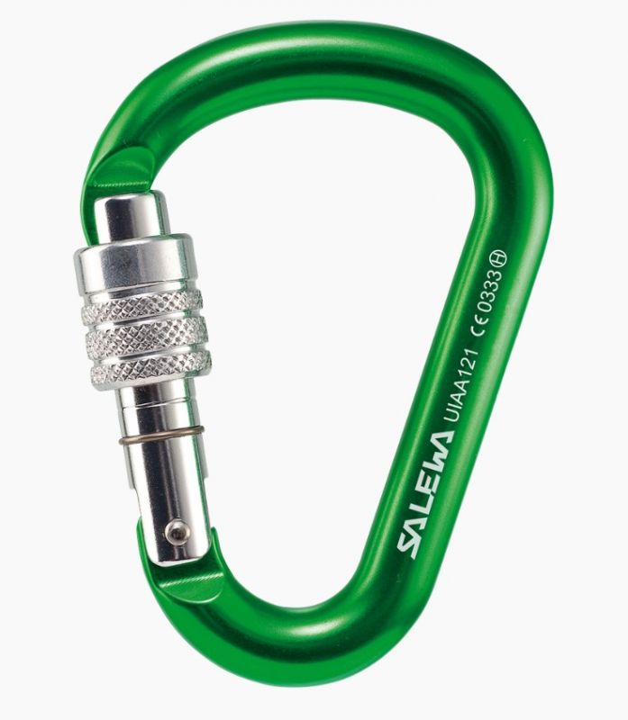 E-shop Salewa HMS Karabína Screw G2 Farba: Kiwi