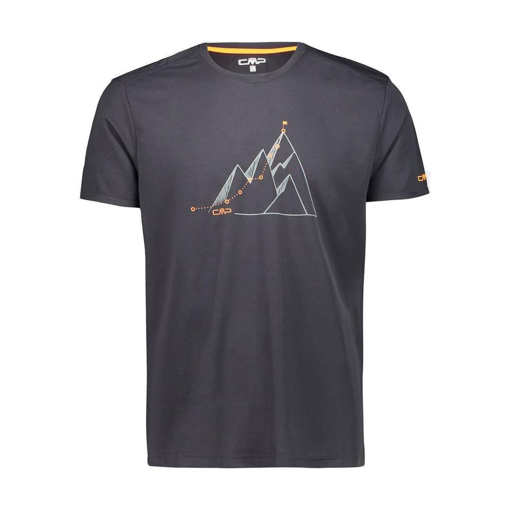 E-shop CMP pánske turistické tričko T-shirt M Farba: Antracit
