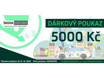darkovy poukaz 5000
