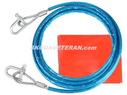 Lano ťažné 3T oceľové 4m Q6mm