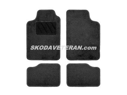 Rohože textilné čierne univerzálne TEX-1