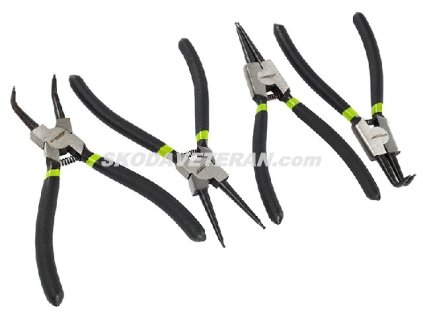 Kliešte ségrovky sada 4-ks Chróm/Vanádium CARMOT.