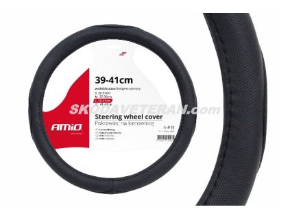 Poťah volantu 39-41 SWC-09-L čierny AMIO