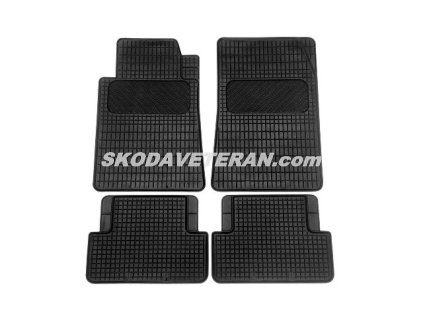 Sada koberčekov univerzál 4-ks čierne AMIO 03