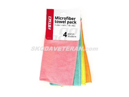 Utierky   4-ks AMIO mikrovláknové 30x30cm