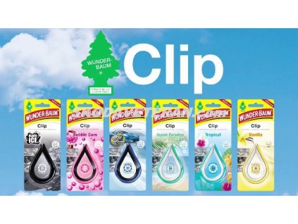 Osviežovač vzduchu WUNDER CLIP vanilla