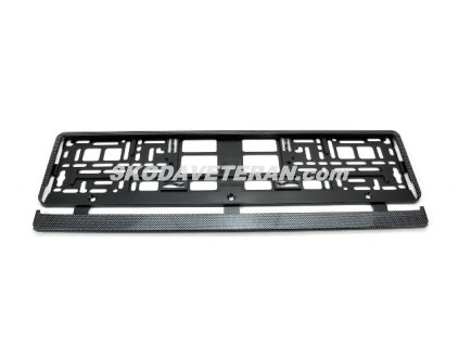 Držiak ŠPZ osobného auta s rámikom karbón