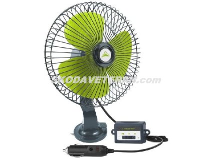 Ventilátor 12V maxi Q200 kovový