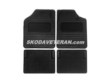 Sada koberčekov univerzál 4-ks čierne AMIO 02