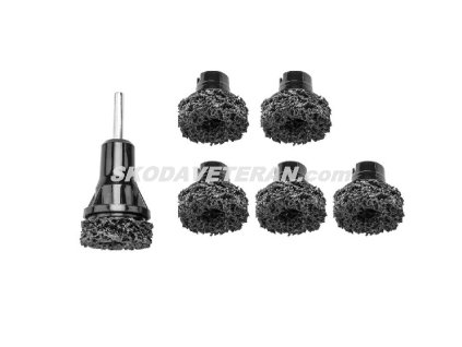 Kefa rotačná sada   6-ks TOOLS na čistenie nábojov do kolies TOOLS
