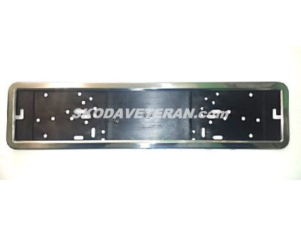 Držiak ŠPZ osobného auta s rámikom nerez