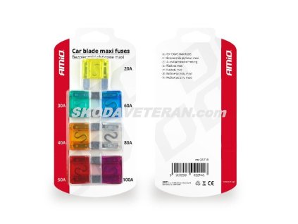 Poistky elektrické sada ploché   7-ks maxi AMIO