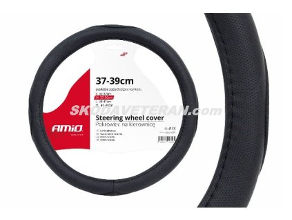 Poťah volantu 37-39 SWC-09-M čierny AMIO