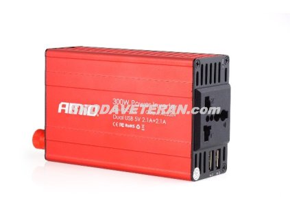 Menič napätia 12V/220V 600W + USB