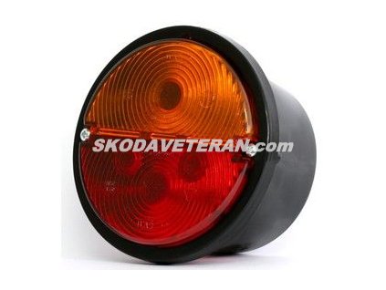 Svetlo zadné 2-dielne kruhové PV3S pravé P21W / P21/5W 0078 132x83