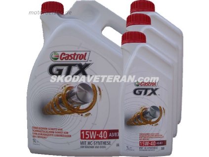 CASTROL GTX 15W-40 A3/B3 4l