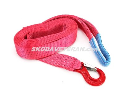 Lano ťažné 7,5T s hák + oko 5m