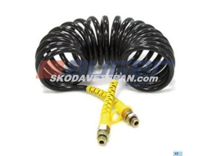 Hadica vzduchu špirála 5,5m/C M16 žltá