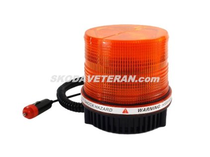 Maják magnetický oranžový EU 24V LED
