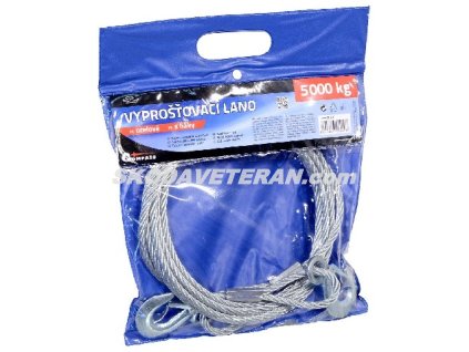 Lano ťažné 5T oceľ 4m Q8mm