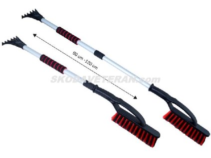 Škrabka s metličkou teleskopická 1200mm