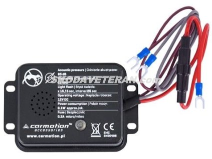 Plašič hlodavcov, kuny akustický s bleskom CARMOT.