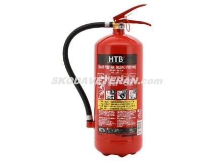 Hasičák práškový 6kg + manuál 43A