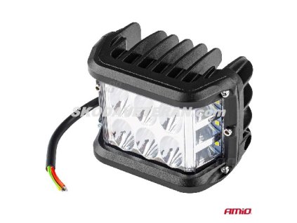 Svetlo pracovné obdĺžnikové 12 led 2-funkčné  12x9x8cm