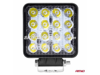 Svetlo pracovné LED 16 štvorcové AWL10  110x110mm