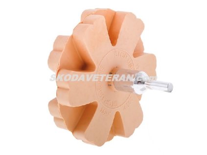 Kotúč gumový Q90 -odstraňuje zvyšky nálepiek závit 8